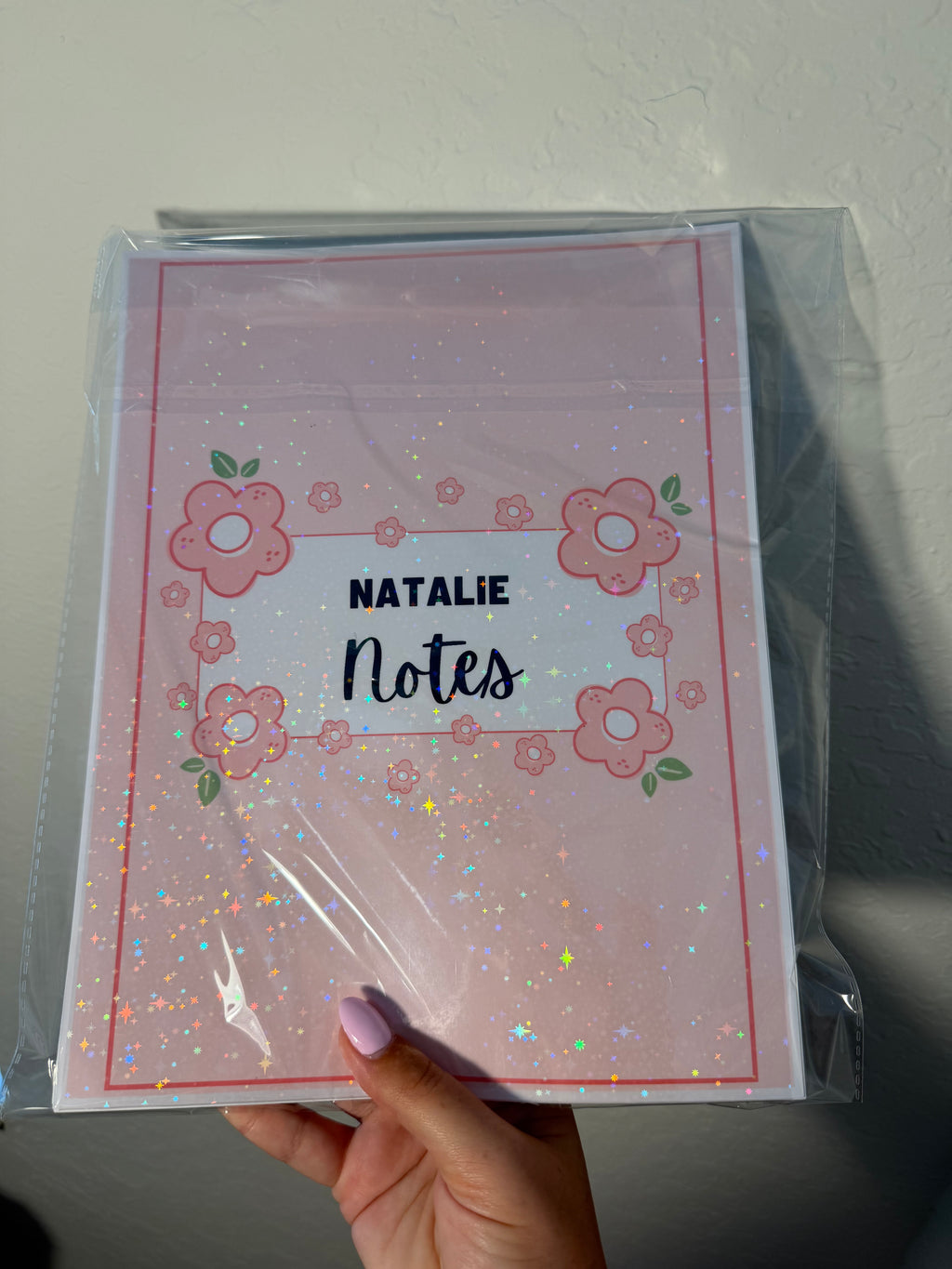Blush Bloom Custom Notepad